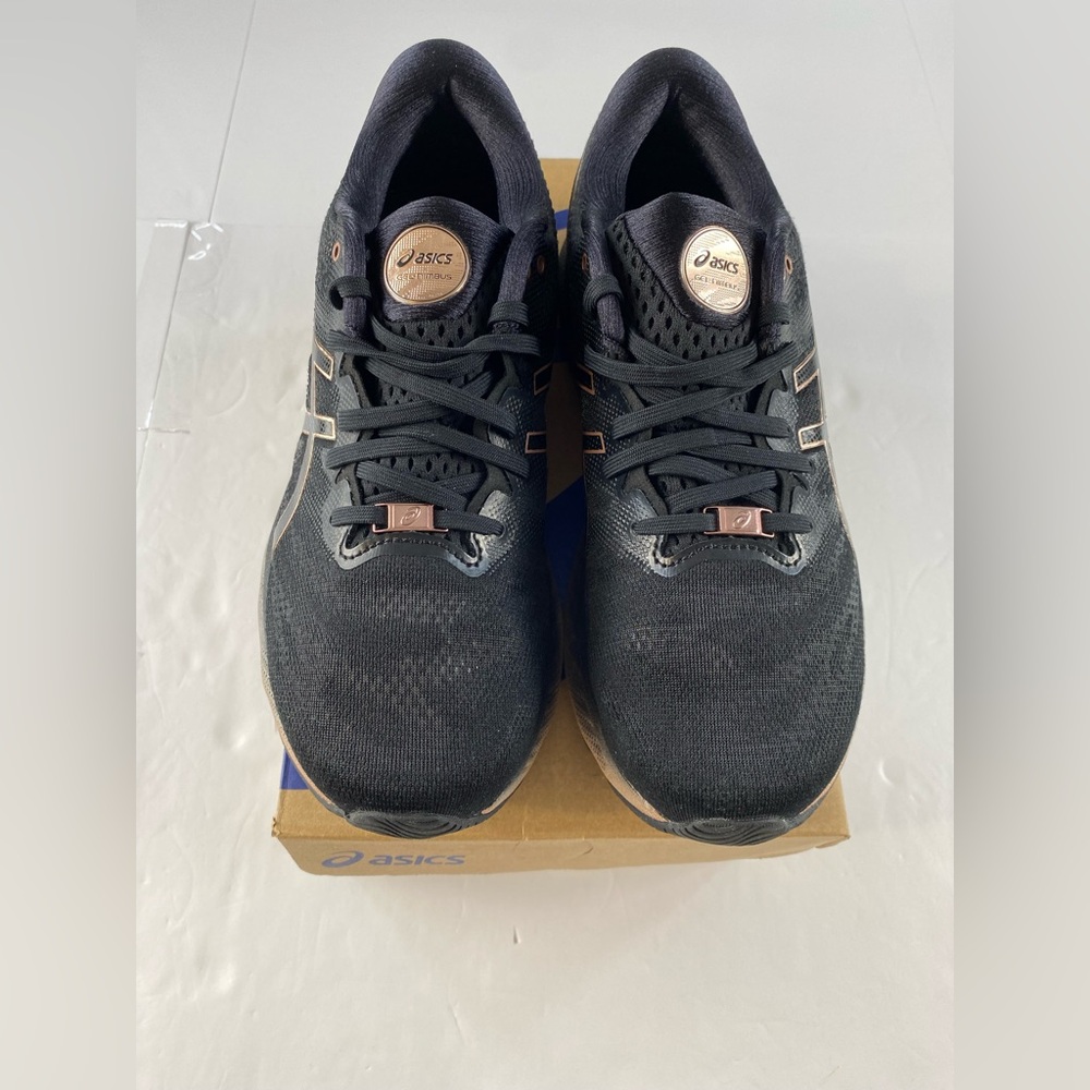 Asics Gel Nimbus 23 Platinum Black/Rose gold  8.5 with box - Picture 2 of 11